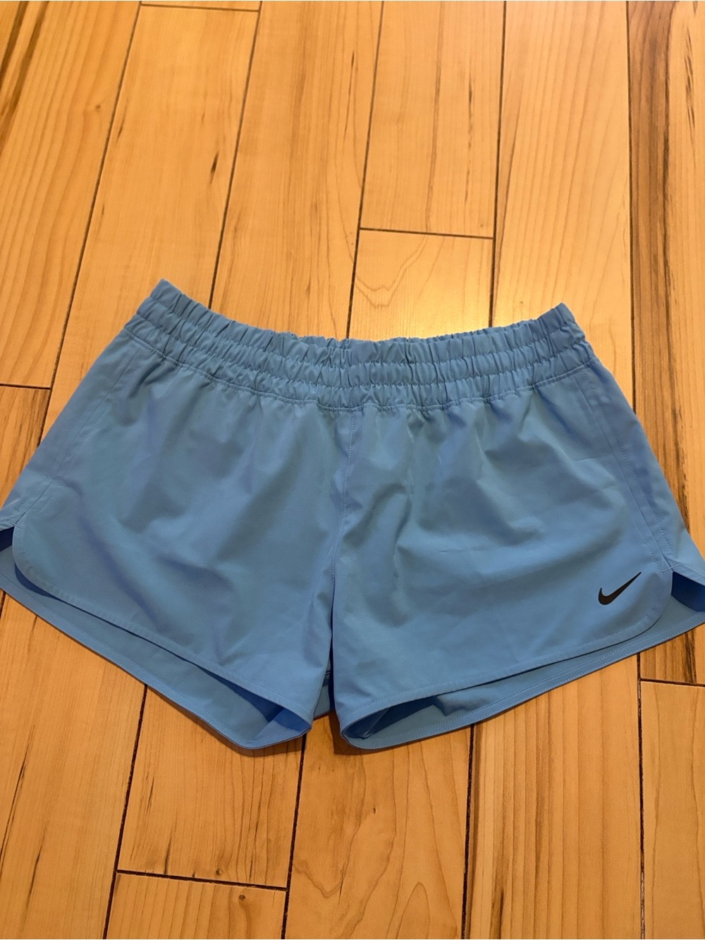 NWOT! Nike Sky Blue Dri Fit Shorts with Drawstring